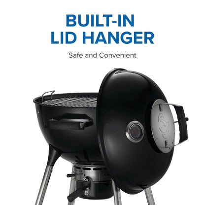 Napoleon Charcoal Kettle Grill | Black | BBQ | Temperature Control |