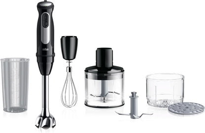 Braun MultiQuick 5 Pro Hand Blender | 1000W | White | Stainless steal| Lightweight