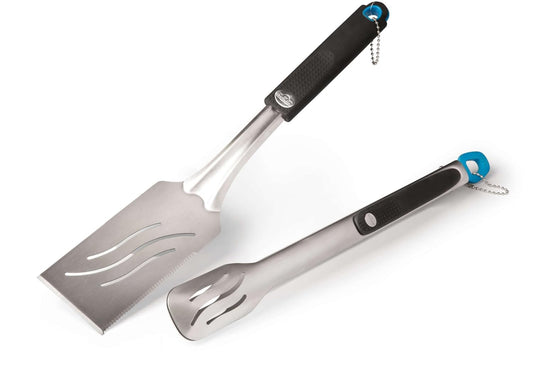 Napoleon BBQ Toolset | 2 Pc Set | Metal | Dishwasher Safe