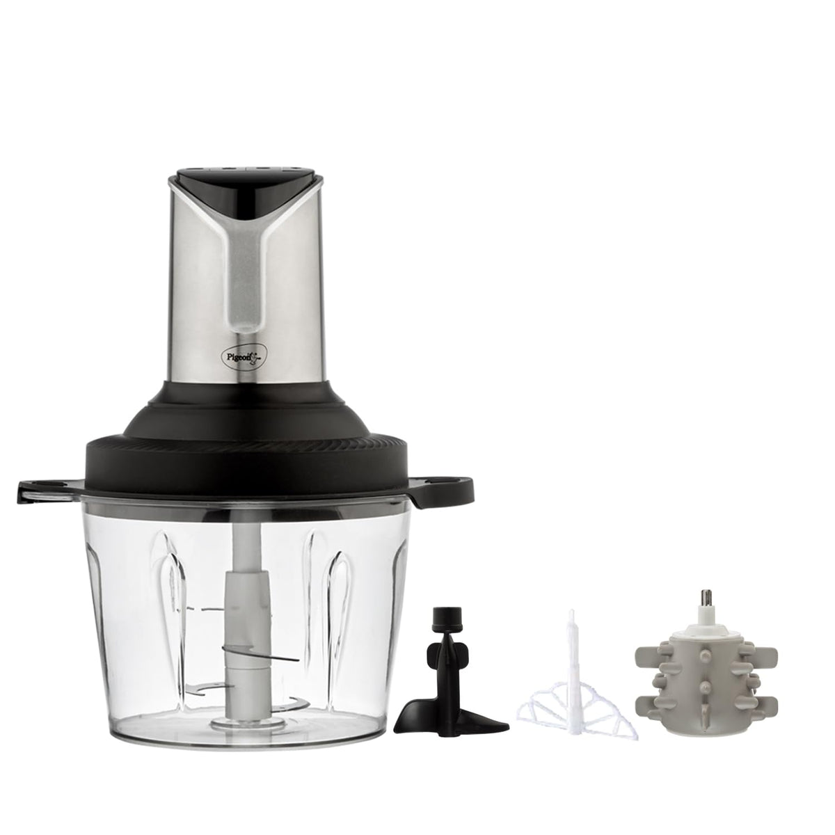 Pigeon Sharp Electric Chopper | 4 Stainless Steel Blades | Portable | Effortless Chopping Fruits & Vegetables ||