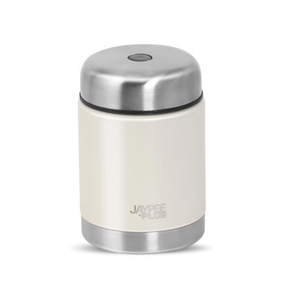 Jaypee Plus Stainless Steel Food Jar | Ivory | Leak Proof | Wide Mouth |