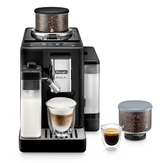 Delonghi Rivelia Coffee Machine | Black | Fully Automatic