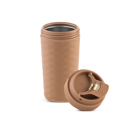 JAYPEE Luxip Sipper Pu Insulated Inner Stainless Steel | 385ml | Brown |