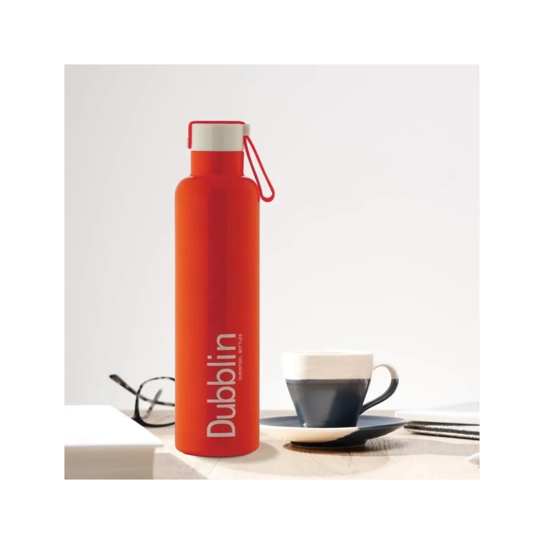 Dubblin  Boom Stainless Steel Water Bottle |900 Ml|Red|