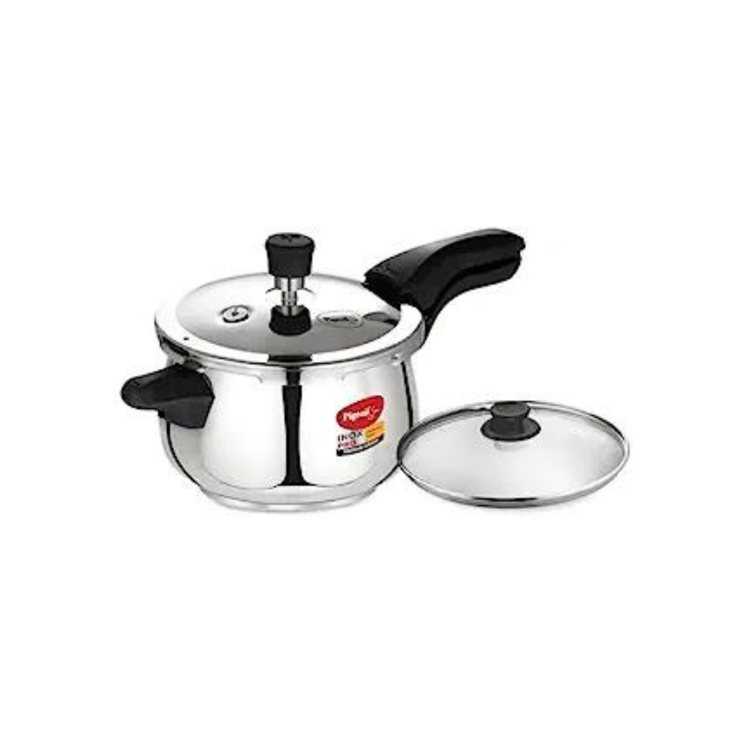 Pigeon steel pressure cooker 2 litres sale