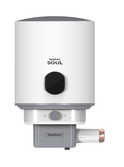 Symphony Soul Geyser with Puropod Filter | Hair Fall Control Geyser | White |
