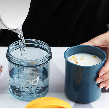 LUCIY Lunchbox | 304 Stainless Steel | Dark Blue | Insulated Soup Cup | Sealed Lunch Box |