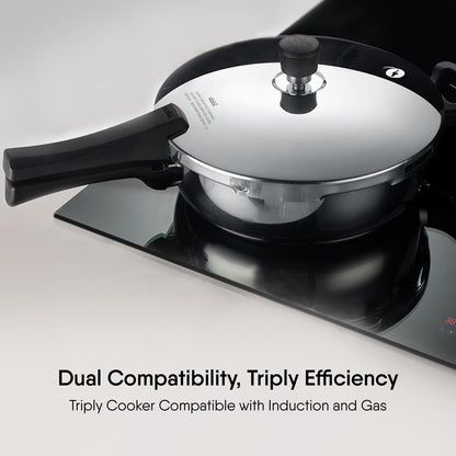 Stahl Xpress Pressure Cooker | 8 Litre | Outer Lid | 5 years Warranty |