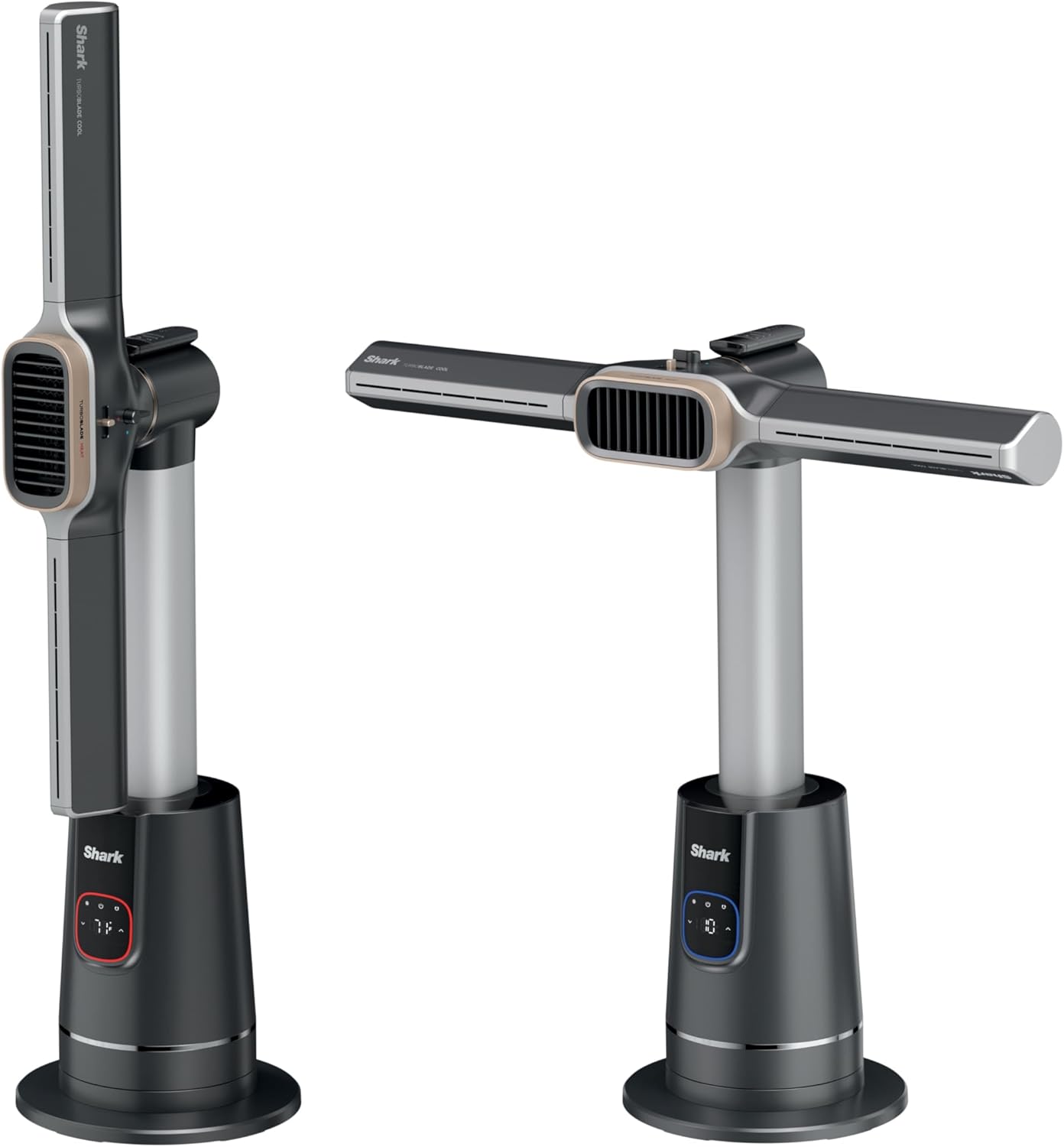 Shark TurboBlade Cool + Heat 2-in-1 Bladeless Tower Fan | Powerful Cooling |