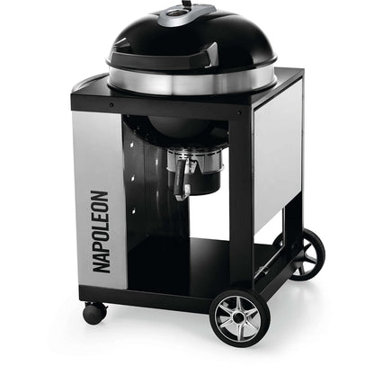 Napoleon Charcoal Grill | Black | 57 cm | Stainless steel