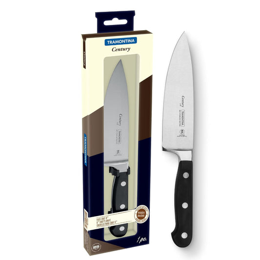 Tramontina Century Stainless Steel Chef Knife | Kitchen Knife | 25 Years Warranty | NSF Certified |