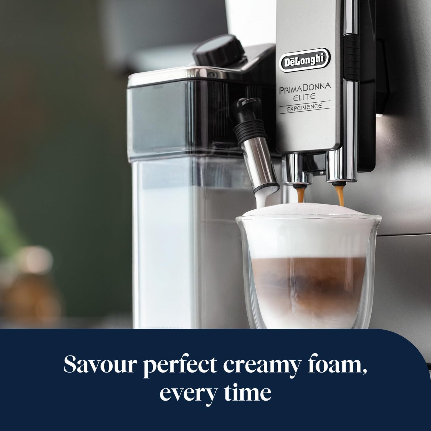 Delonghi Prima Donna Elite Coffee Machine | 50+ Hot & Cold Bevarage Options |