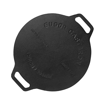 EUGOR Cast Iron Dosa Tawa 12 Inches/304MM