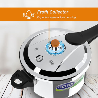 Ultra Pressure Cooker | 3 Litre | 5 Year Warranty | Spillage Control |