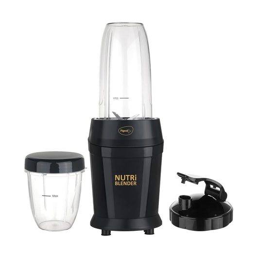 Pigeon Nutri Blender | 600 Watts | 2 Jar | All-in-1 Machine | 1 sipper Cap, 1 Cap | 2 Blades |