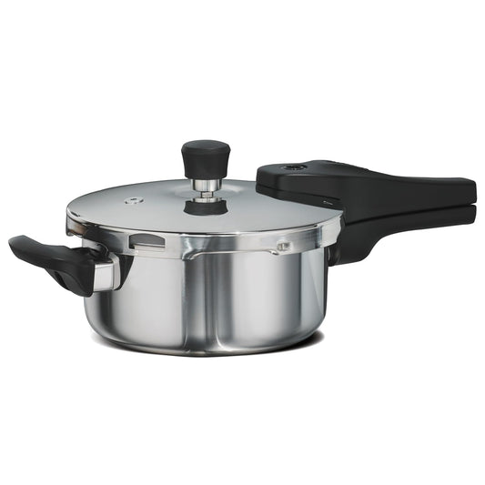 Tramontina Tri-Ply Stainless Steel Pressure Cooker | 2.5 Litre | Food-Grade SS304 |
