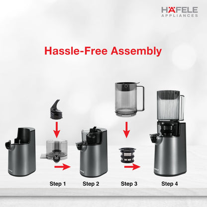 Hafele Magnus Prime Cold Press Juicer | Max Nutrition | 250W | Black |