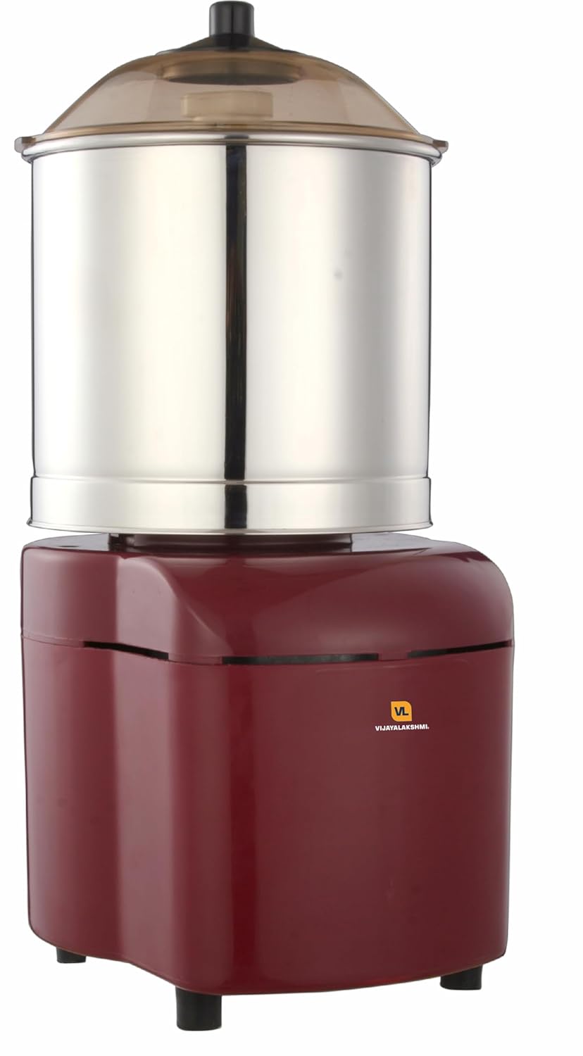 Vijaylakshmi VL Durable 0.5 litre Table Top Wet Grinder-Cute | Cherry | Light Weight | - Infinia Home and Kitchen