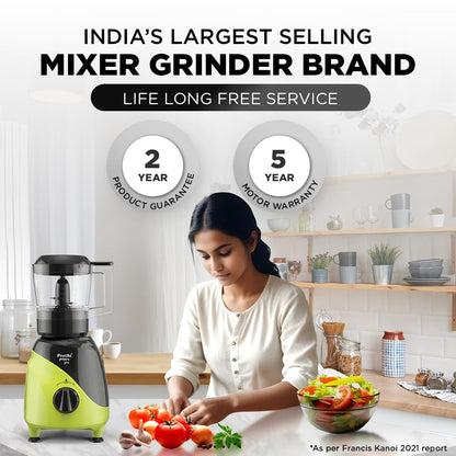 Preethi Peppy Pro | 4Jar | 750W | Green/Black - Infinia Home and Kitchen