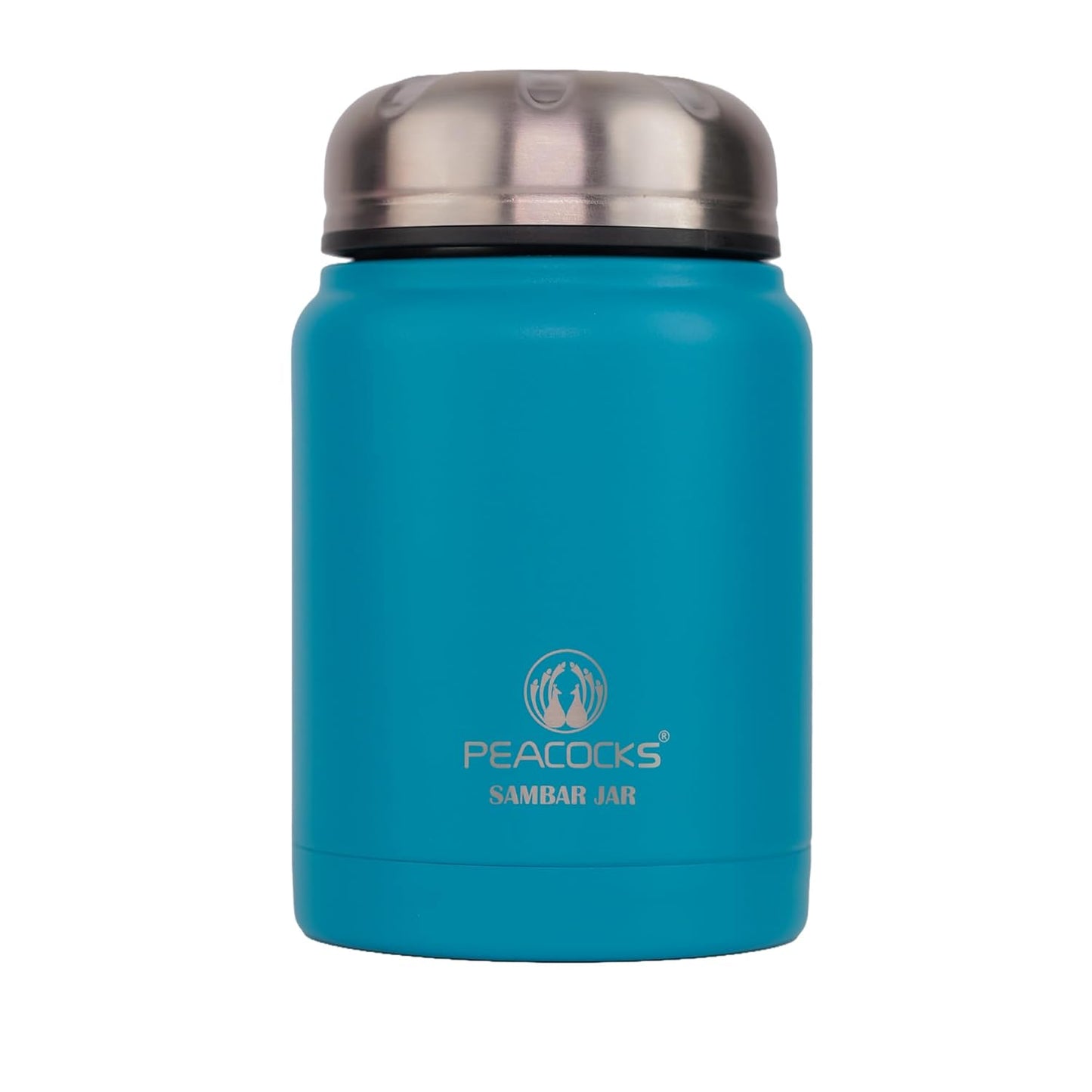 PE Birds-Peacocks Stainless Steel Food Jar | 350 ml | Hot & Cold Soup Container |