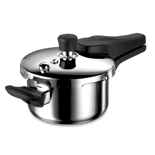 Tramontina Tri-Ply Stainless Steel Pressure Cooker | 1.5 Litre | Food-Grade SS304 |