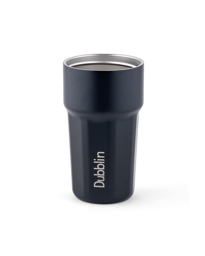 Dubblin Swing Stainless Steel Tea & Coffee Mug | Leak Proof | 500 ml | Black |