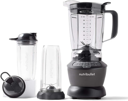 Nutribullet PRO 1200W Combo Blender | Grey | 3 Unbreakable Jars | 1.8L Extra Large Pitcher |