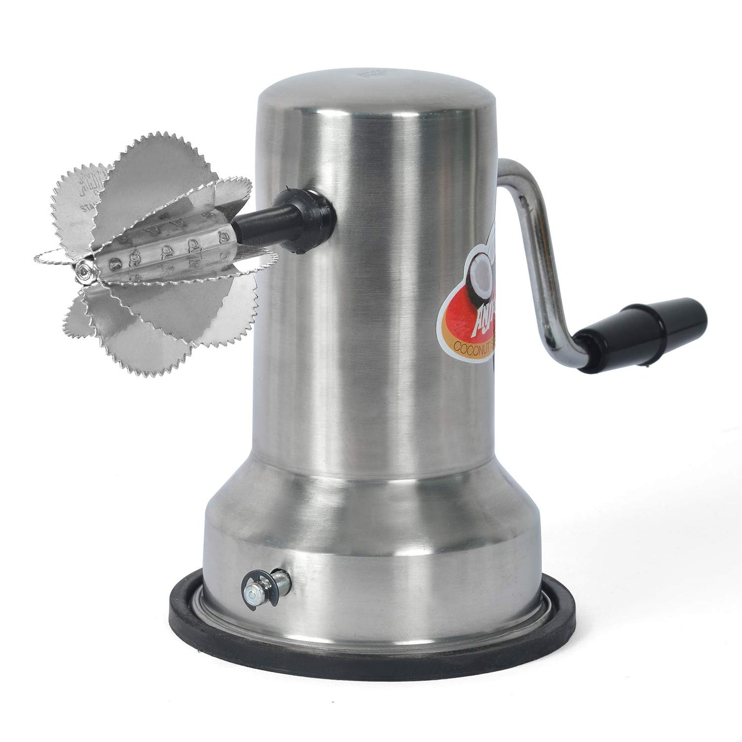 Anjali Sleekmat Coconut Scrapper | Silver Steel |