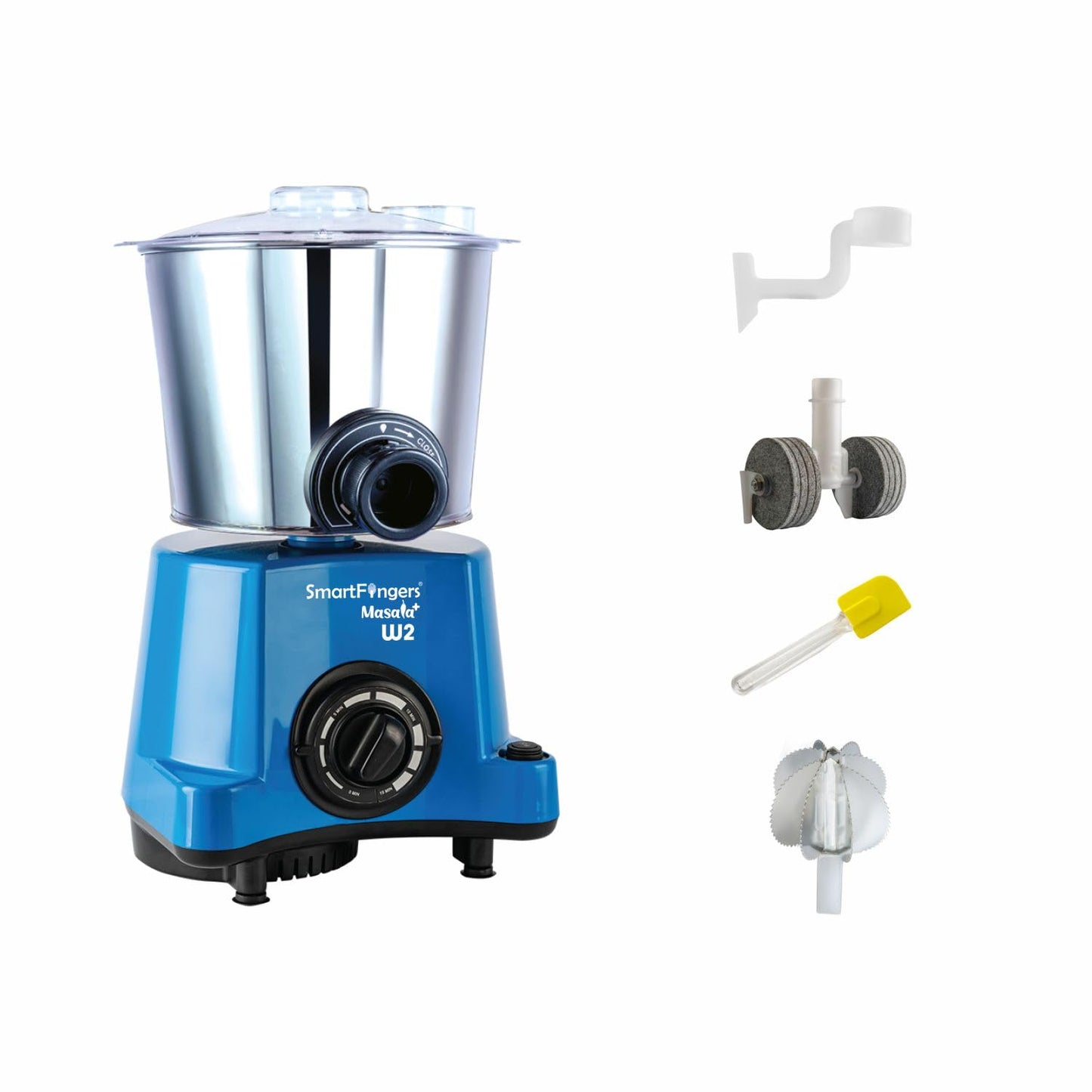 SmartFingers Comfort Plus  Wet Grinder | 1.25 Liter | Blue |