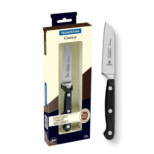 Tramontina Century Stainless Steel Vegetable & Fruits Knife | Kitchen Knife | 25 Years Warranty | 7.6 cm |