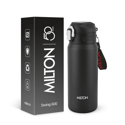 Milton Swing Stainless Steel Water Bottle | ISI Certified | Leak Proof |