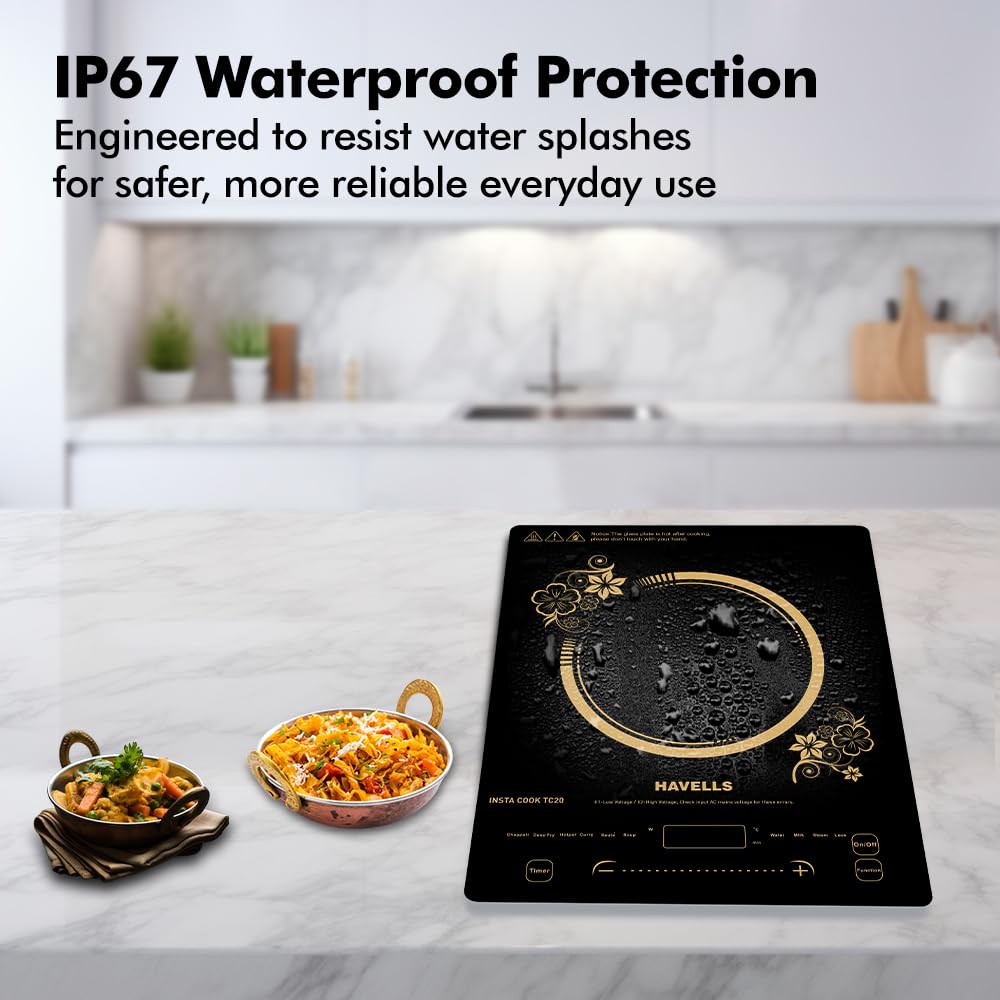 Havells Cook Pro TC-20 | Up to 9 Cooking Modes | Digital Display for Time & Power |
