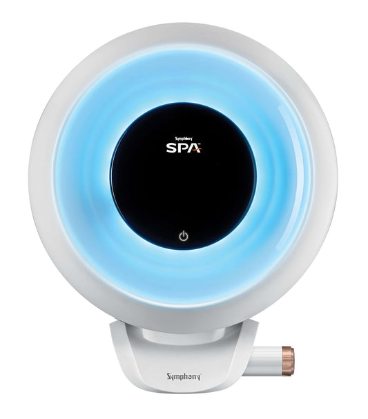 Symphony SPA Geyser with PUROPOD Filter | White | Hairfall Control Smart Geyser