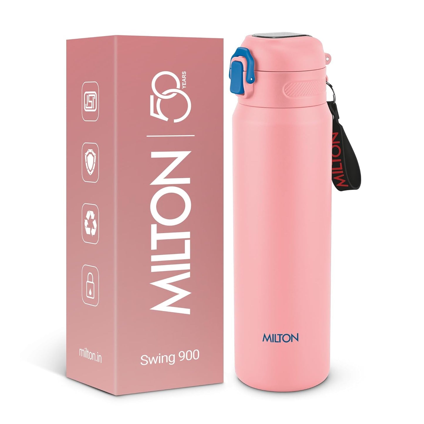 Milton Swing Stainless Steel Water Bottle | ISI Certified | Leak Proof |