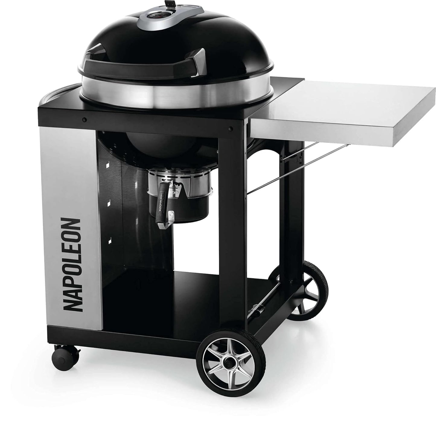Napoleon Charcoal Grill | Black | 57 cm | Stainless steel