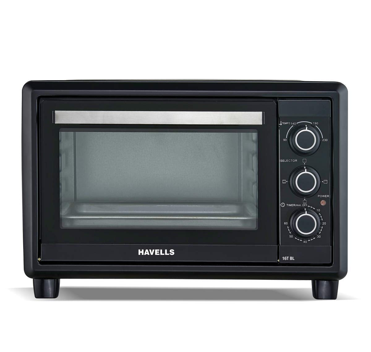 Havells OTG 16 Litre | Toughened Double Glass Door | 60 min timer | 6 Heating Modes |