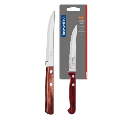 Tramontina Polywood Fruit Steak Knife | Kitchen Knife for Fruits | Heat Resistant | 5 Year Warranty |