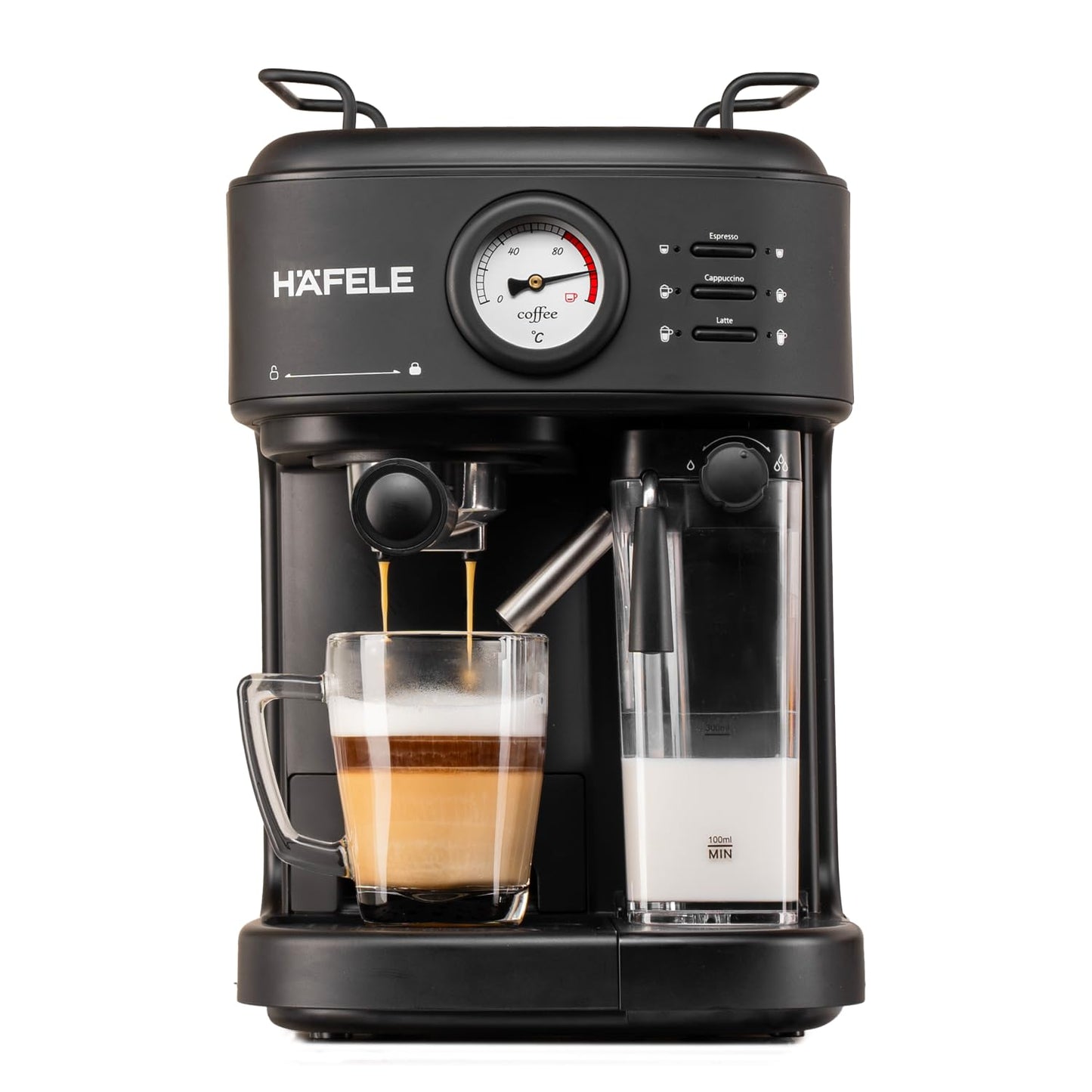 Hafele U-Kaffee Plus Coffee Machine | 15-Bar Pump Pressure | 1250W |