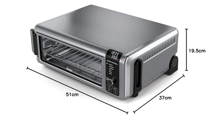 Ninja Foodi 8-in-1 Multi-Function Oven | Air Fry, Roast, Grill, Bake & Toast | Compact Countertop Oven | Silver |