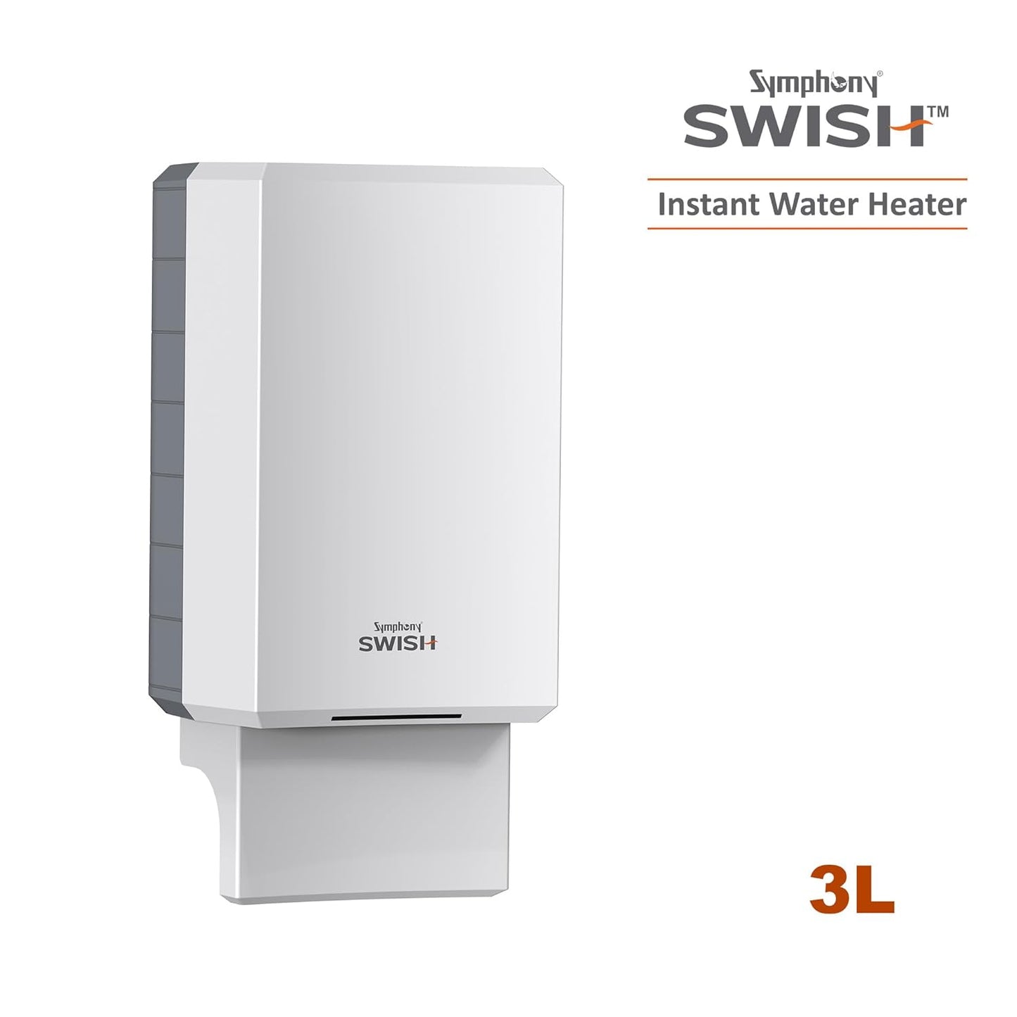 Symphony Swish | 3Litre | Instant Water Geyser | 3KW Heating
