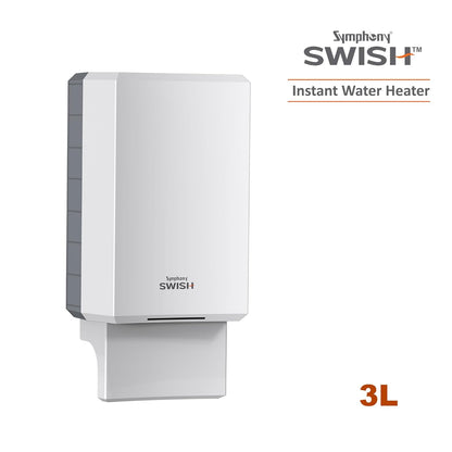 Symphony Swish | 3Litre | Instant Water Geyser | 3KW Heating