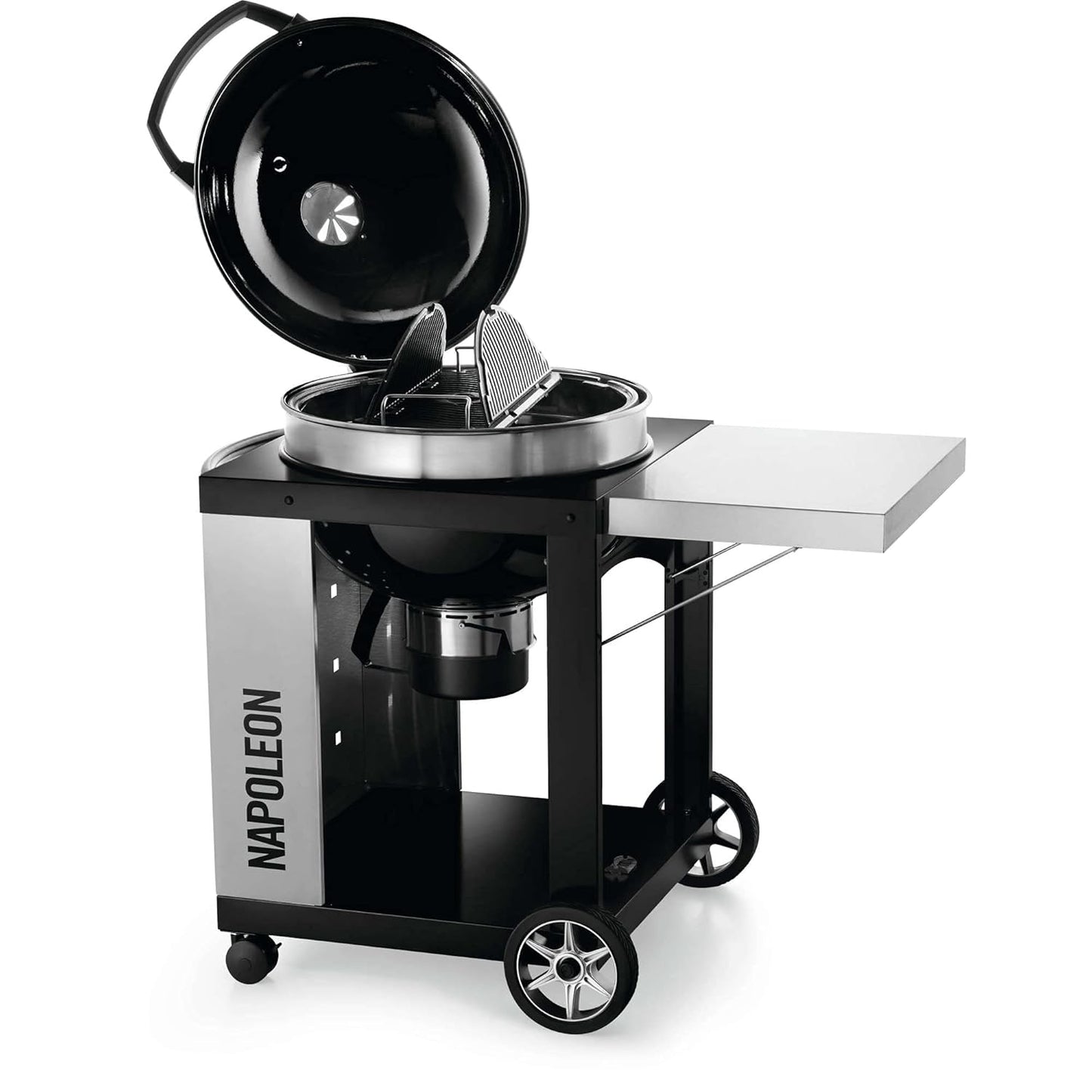 Napoleon Charcoal Grill | Black | 57 cm | Stainless steel