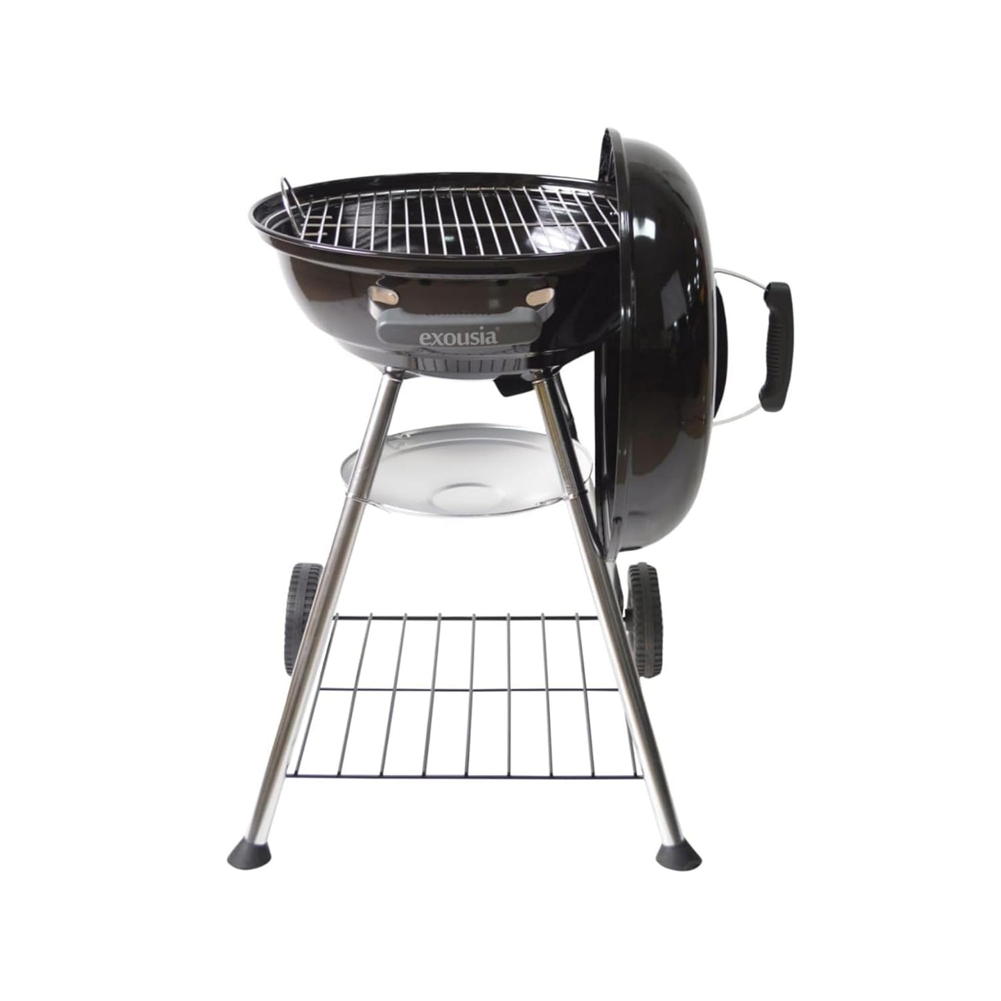 Exousia Charcoal BBQ Grill | 47 cms | 4 Legs for Sturdy Balance |