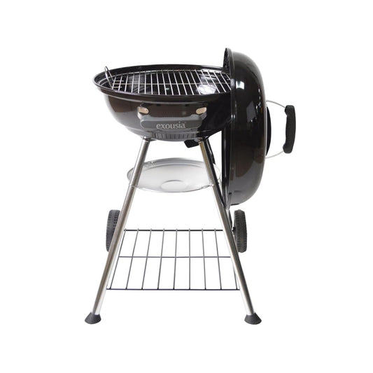Exousia Charcoal BBQ Grill | 47 cms | 4 Legs for Sturdy Balance |