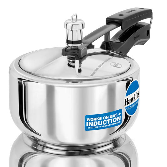 Hawkins Pressure Cooker Stainless Steel Inner Lid Cooker | 2 Litre | Induction Cooker |