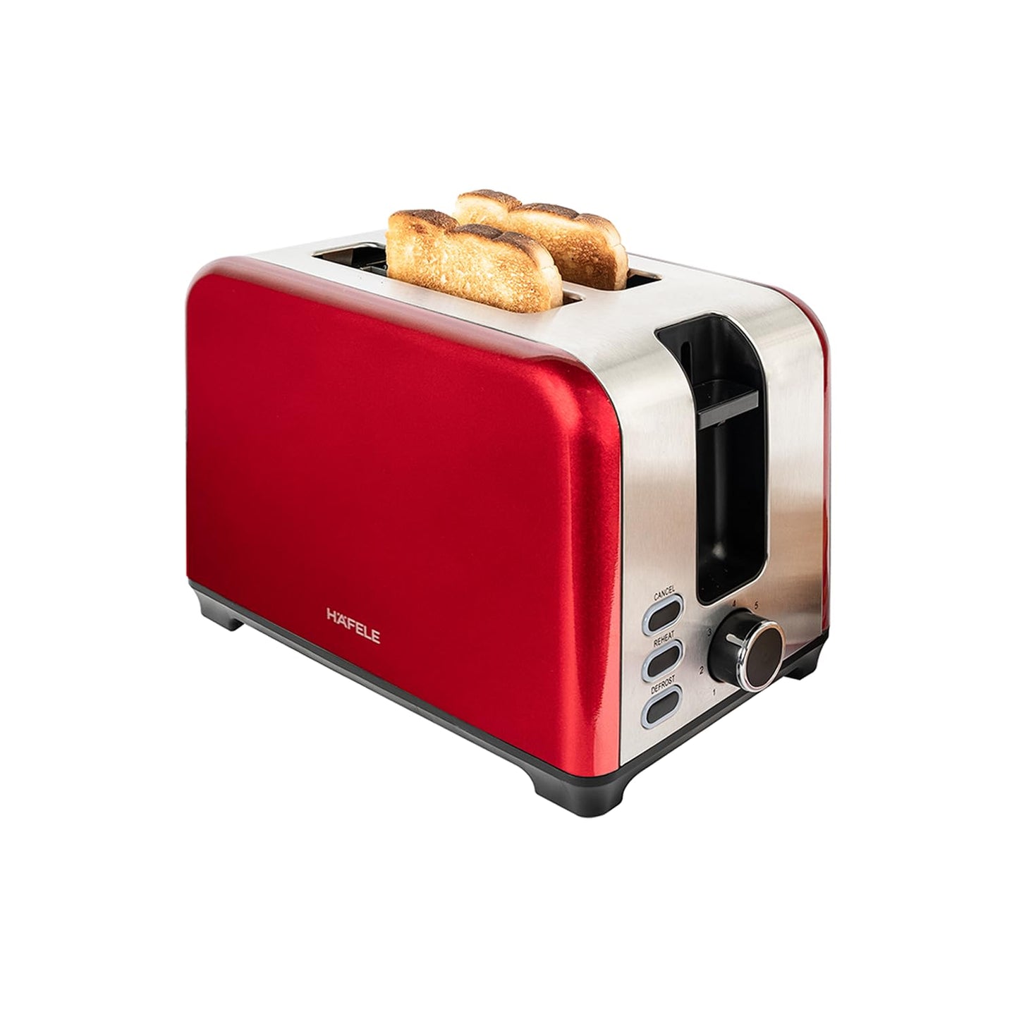 Hafele Amber | 2 Slice | Pop Up  | Electric Toaster | Red
