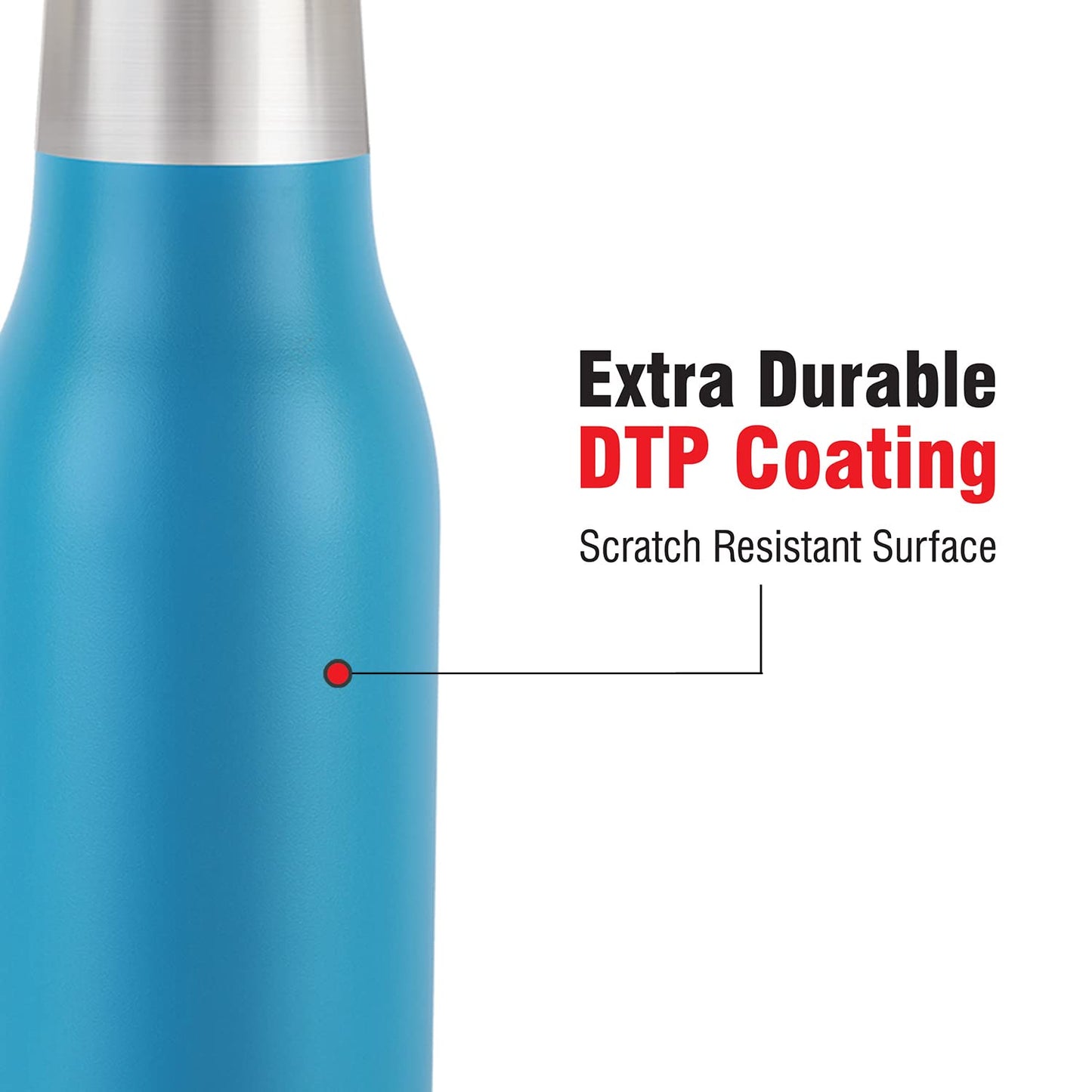 Cello Duro Tuff Stainless Steel Series Trek Flask | 900ml | Blue |