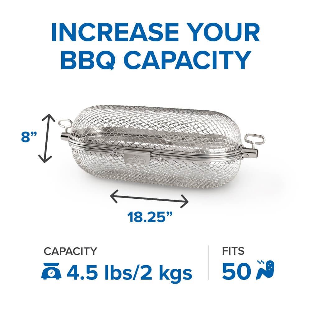Napoleon Grill Basket | Pro Rotisserie | Stainless Steel |