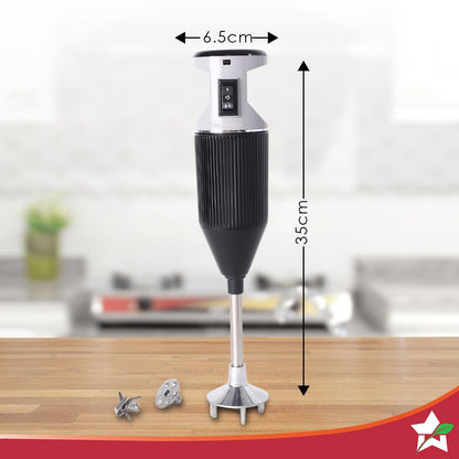 Wonderchef Primary Plus Hand Blender | 250W | 2 Years Warranty | Black | - Infinia Home and Kitchen