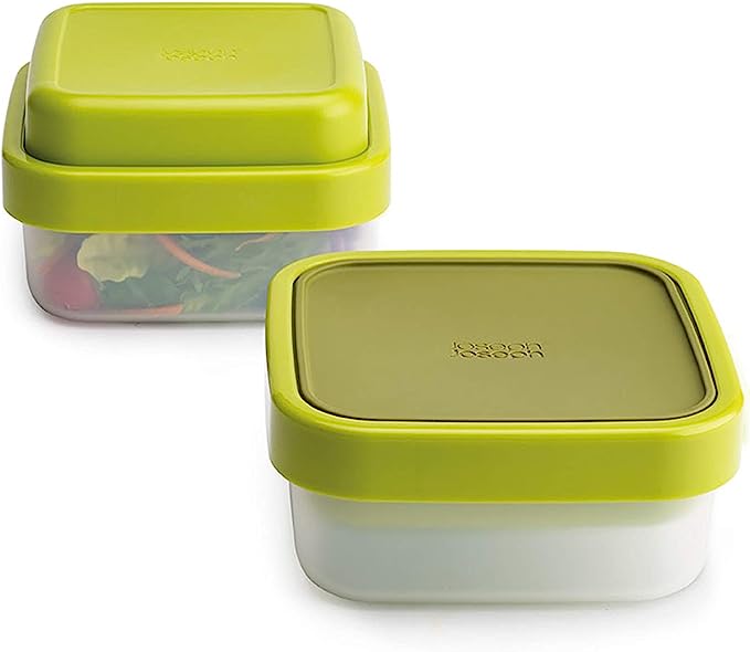 Joseph Joseph GoEat Compact 3-in-1 Salad Box, Green